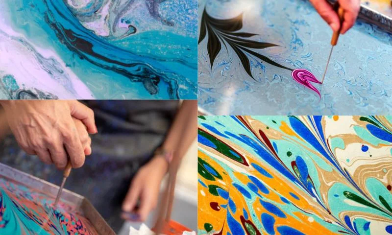 Ebru Sanatının Büyüsü: Renklerin Dansı ve Kağıdın Üzerindeki İzleri