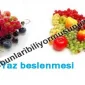 Yaz Mevsimi İçin Beslenme Önerileri